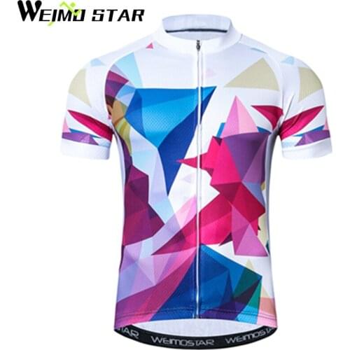 WEIMOSTAR Team Outdoor Summer Cycling Jersey Breathable MTB Bicycle Clothing Ropa Ciclismo Bike Clothing XS-4XL