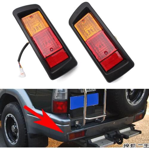 For Land Cruiser Prado Lc90 3400 Fj90 Fj95 2700 1996-2003 Rear Tail Light Fog Lamp Bumper Reflector Light 81560-60440