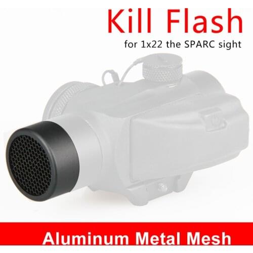 New Arrival Metal Mesh Scope Protector Black Color for Vortex SPARC Sight gs33-0085