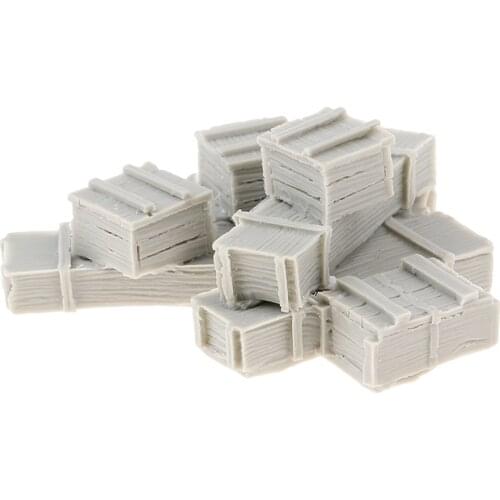 1/35 Scale WWII Army Cargo Equipment Crates(8) Mini Resin Figure Unpainted
