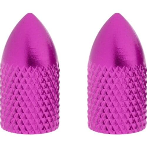 2pcs Colorful Aluminum Alloy Bike Tire American Style Schrader Valve Caps Cycling Bicycle Parts