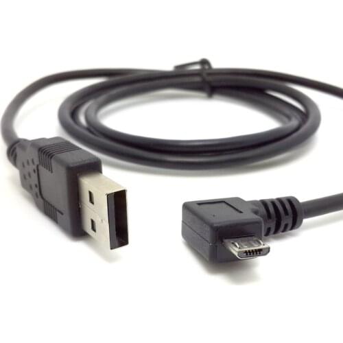 3ft Left & right angled Micro USB 90 degree Male to USB Data Charge for Samung Moto HTC Samsung date