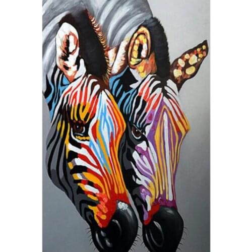 Animals diamond mosaic full zebras embroidery painting by numbers rhinestone wall sticker decor dimond drawing art needlework