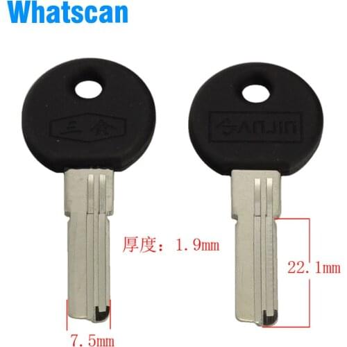 B142 2 wire lock embryo left blank key