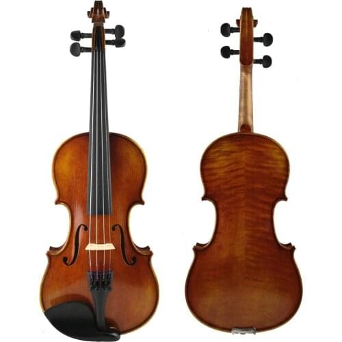 FREE SHIPPING 1/2 violin Copy Antonio Stradivari Cremonese 1716 Model Violin with Canvas Case and Brazil Bow Rosin FPVN01 #1