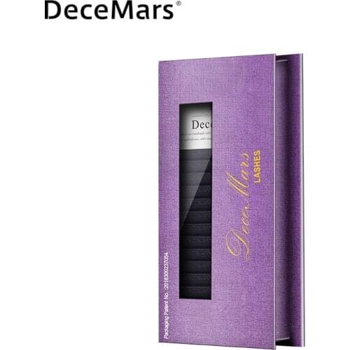 DeceMars Individual Eyelashes Extensions Supplies Synthetic Eyelash