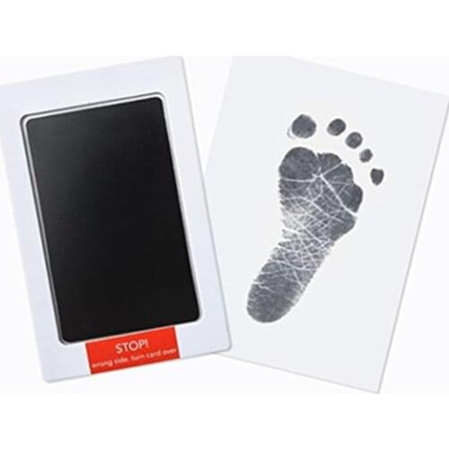 Baby Hand Print Footprint Imprint Ink baby Handprint mud and foot print Ink Pad Baby Souvenirs baby hand and foot mold hundred