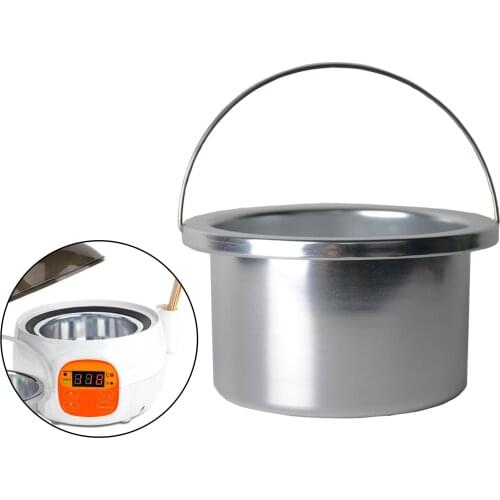 Inner Pot Portable Depilatory Waxing Heater Melting Pot Silver
