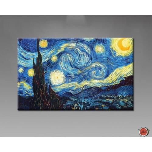 Modern Abstract Starry hand-painted Art Oil Painting Wall Decor canvas