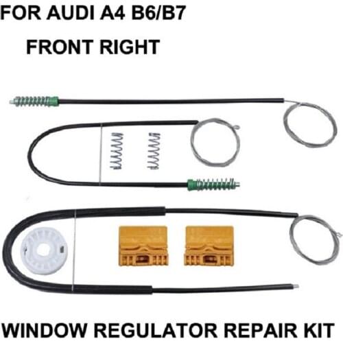 CAR WINDOW FOR AUDI A4 B6 / B7 ELECTRIC WINDOW REGULATOR REPAIR KIT FRONT RIGHT OE#8E0837462,2000-2008