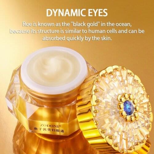 ZODONI Caviar Firming Ladys Eye Cream Essence Anti-Aging Vitality Gold Repair Reduce Dark Circles Moisturizng Eye Care TSLM2