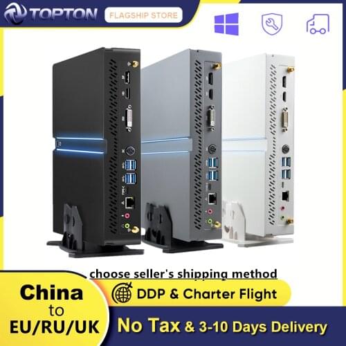Mini Gaming PC Intel I9 9900KF i7 9700KF GTX 1660 Super 6G GDDR6 DIY Desktop Computer For PUBG GTA5 Windows 10 2*DDR4 NVMe SSD