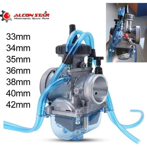 Alconstar- 33 34 35 36 38 40 42mm Motorcycle KEIHIN PWK Carburetor Carb with Power Jet Racing Scooters Dirt Bike ATV 250cc 350cc
