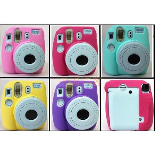 Soft Silicone Rubber Camera Protective Body Cover Case Bag Skin For Fuji Fujifilm Instax Mini 8 Camera