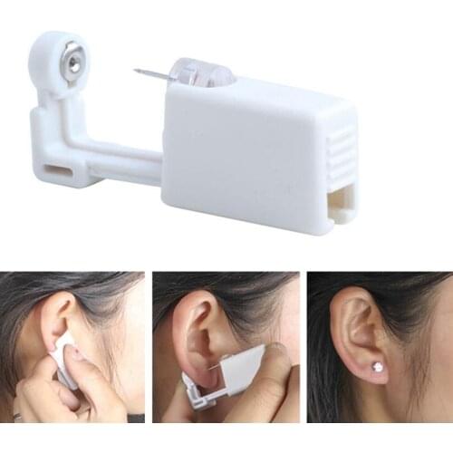 Gun to Pierce Ear Disposable Sterile Ear Piercing Unit Cartilage Tragus Helix Piercing Gun Tools Kit Stud Earring 1PC