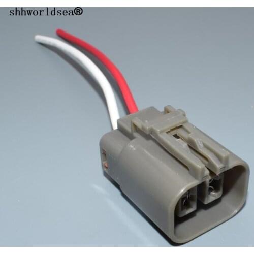 Worldgolden 2p 6.3mm female ALTERNATOR REPAIR PLUG HARNESS CONNECTOR FOR MAXIMA MURANO I30 I35 NISSAN