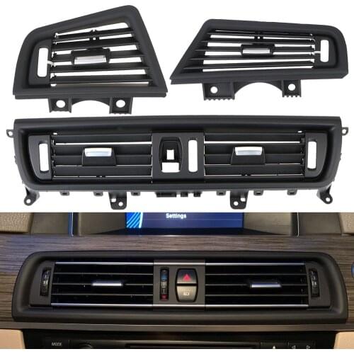 Grille Outlet Panel For BMW 5 Series F10 F18 With Chrome Plate Air Conditioning Vent Front Row Wind Left Center Right