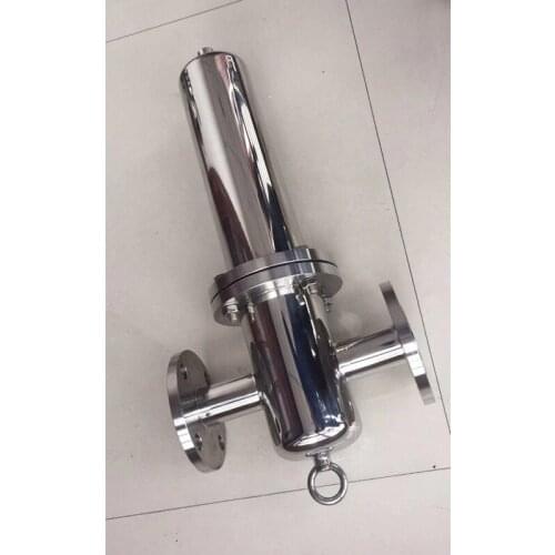 Sanitary SS304 Precision Flange Filter Medical Food Sterilized Compressed Air Filter Gas Liquid Oil Water Separator