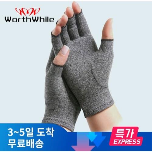 WorthWhile 1 Pair 스포츠 헬스장갑 Compression Arthritis Gloves Wrist Support Cotton Joint Pain Relief Hand Brace Women Men