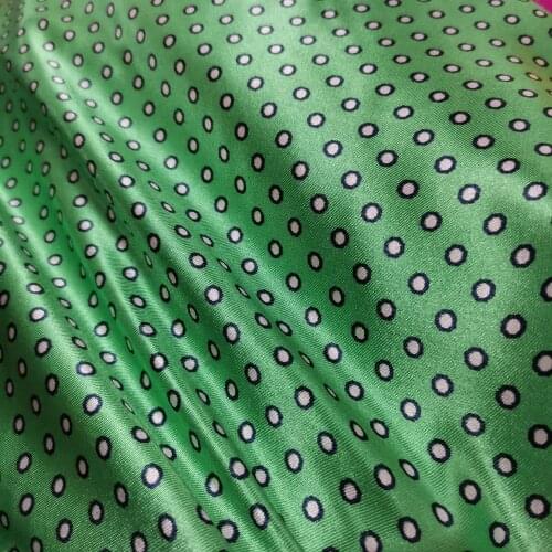 Dot DIY Sewing Tissue Simple Print Ribbon Material Glossy Polyester Tilda Scarf Textile