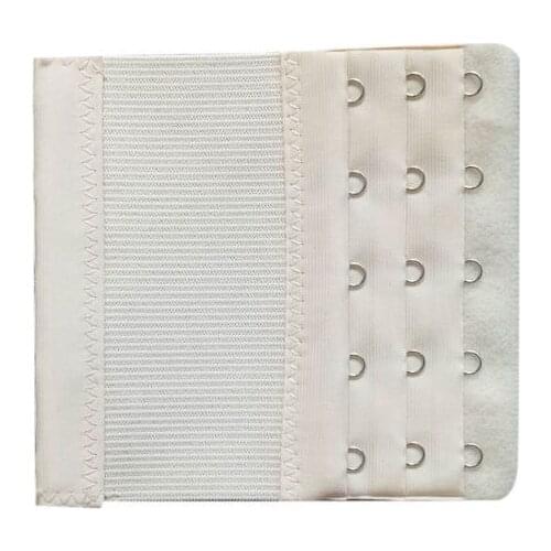 Bra Strap Extender 3 Row 5 Hook Nylon Bra Extension Elastic Adjustable Clasp Bar Strap Womens Bra Accessories