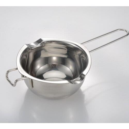 1PC Stainless Steel Double Boiler Universal Insert Fondant Caramel Chocolate Melt Bowl Butter Pot Cheese Pan Heating Baki PH 015