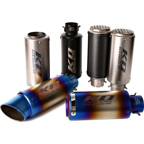 Universal 38-51 mm Motorcycle Exhaust Pipe Dirt Bike ATV Rear Muffler Removable DB Killer Escape Z1000 ZX6R YZF-R1 R6 S1000RR