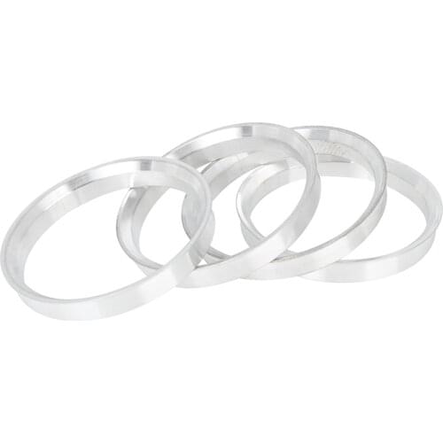 4pcs Aluminium Alloy Car Hub Centric Rings Wheel Bore Spacer Hub Rings 56.6-54.1/60.1-54.1/65.1-57.1/66.1-60.1/66.6-64.1