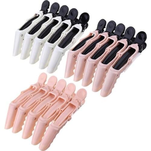 5Pcs/pack Hairdressing Alligator Hair Clips Clamps Holding Hair Section Claw Bow Hairpins Hair Styling Accessories DIY Home
