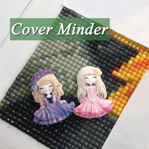 Princess Cover Minder to keep your diamond painting paper cover out of the way