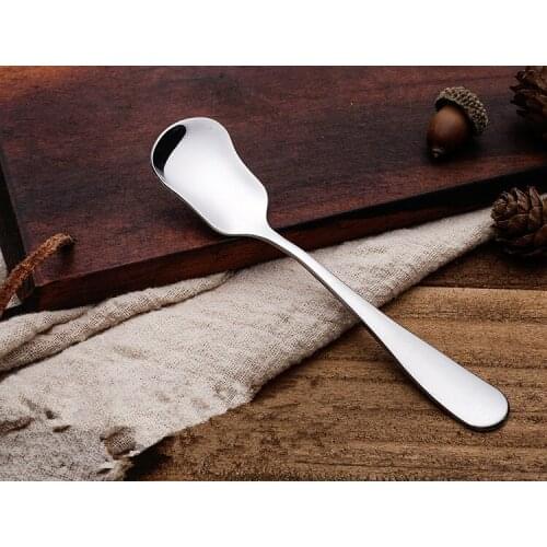 1PC Stainless Steel Coffee Ice Cream Scoop Coffee Scoops Dessert Tea Sugar Dessert Spoon Set Kitchen Accessories PI 011