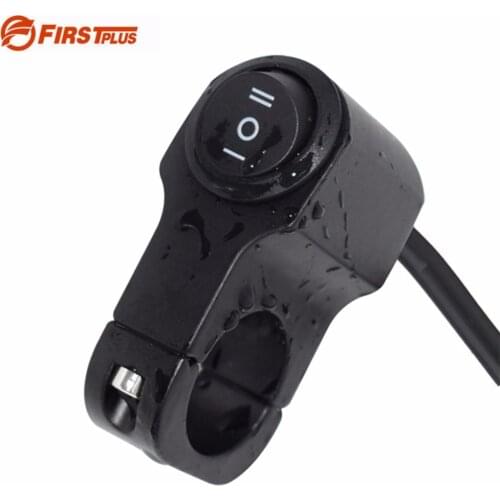 12V Motorcycle Handlebar Switches 7/8" ON-OFF-ON Headlight Fog Brake Light Switch For Sport Dirt Electric Bike Interrupteur Moto
