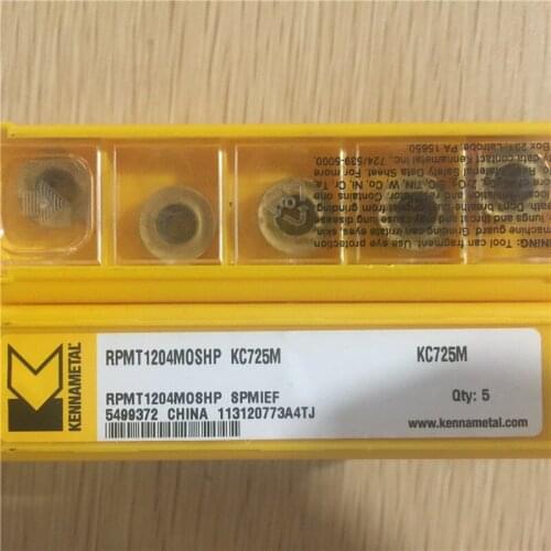 5pcs RPMT1204MOSHP KC725M carbide inserts free shipping