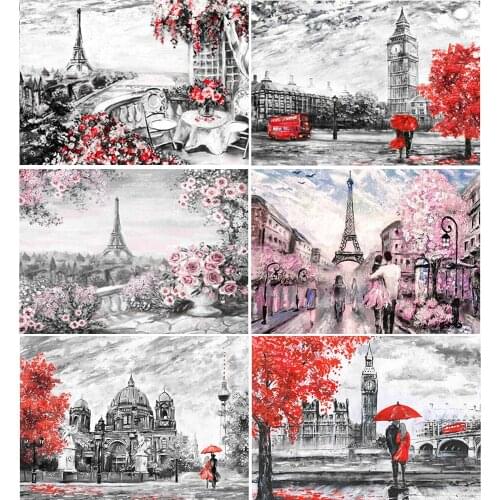 Diamond Painting 5D DIY Exotic Landscape Rhinestone Inlaid Cross Stitch Exquisite Home Decoration Painting Can Be Customized