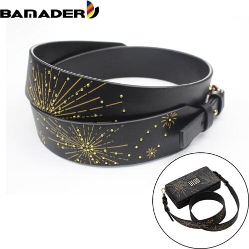 BAMADER Firework Shoulder Strap With Lucky Letters Fashion Women Bag Strap Handbag Accessories Womens Bag Replacement Strap