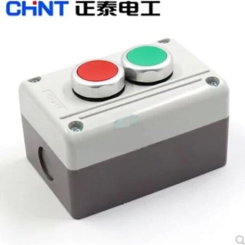 CHINT NPH1-2001 Push Button Switch Control Box 2 Hole Start Stop Red Green N/O N/C