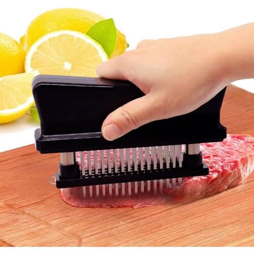 48 Blades Needle Meat Tenderizer Stainless Steel Knife Meat Beaf Steak Mallet Meat Tenderizer Hammer Pounder Cooking Tools