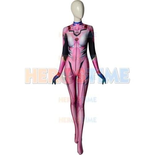 EVA Makinami Mari Illustrious Cosplay Costume Adults Kids Mari Plugsuit Superhero Halloween Bodysuit Zentai Second Skin Suit