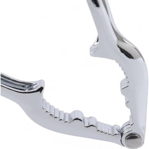 Silver Multifunctional Walnut Clip Pliers Sheller Stainless Steel Nut Seafood Pliers Nut Crab Sheller Tool