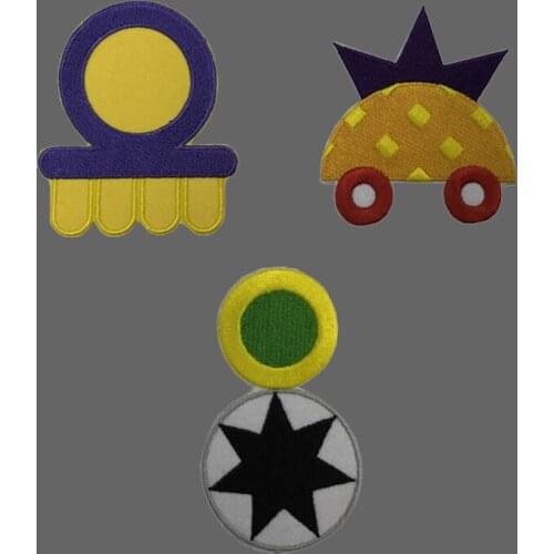 Cartoon Pineapple Car Flower Badge High Quality Patches For Clothing Iron On Car Clothes Stripes Applique DIY Sewing Cloth Decor