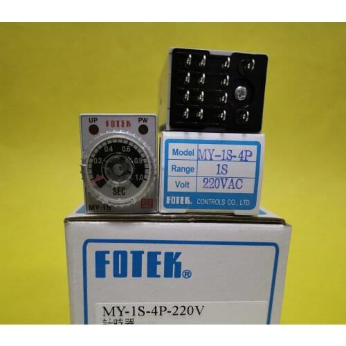MY-1S-4P-220 brand new original imported Taiwan FOTEK timer