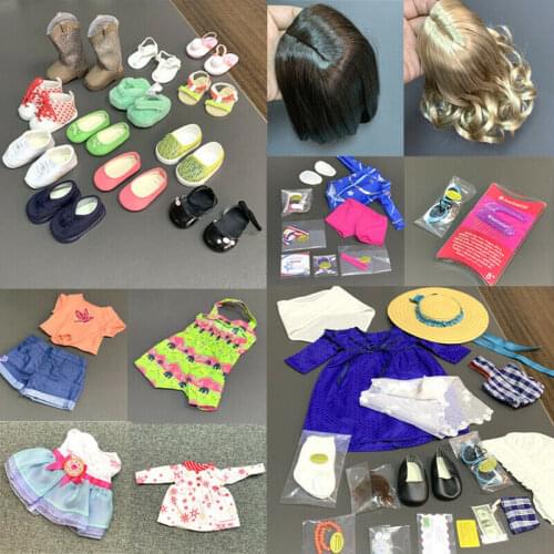 Outfit Accessories for American 18" Girl Doll BeForever Felicity Joss Molly Tenney Clothes Dress Shoes Hat Necklace Toys Gift