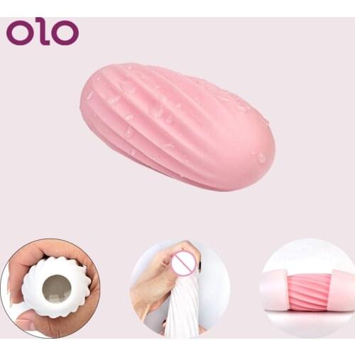 OLO Erotic Penis Massage Sex Masturbator Realistic Vagina Stimulating Penis Adult Sex Toys for Men Male Masturbation Cup