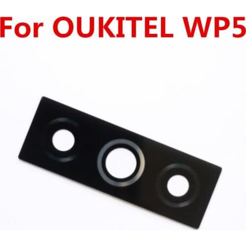 Original New For OUKITEL WP5 Back Rear Camera Lens Glass Cover For OUKITEL WP5 Cell Phone Spare Parts Flims