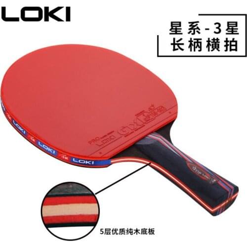 LOKI Wang Hao 3 star Professional Table Tennis Racket/ ping pong Racket/ table tennis bat