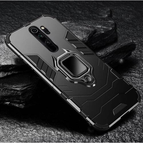 Redmi 8 8A Case Heavy Duty Armor Ring Bracket Kickstand Drop-proof Cover For Xiaomi Redmi Note 8 Pro Fundas Couqe