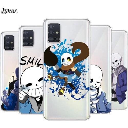 Undertale Sans Anime For Samsung Galaxy A01 A11 A12 A22 A21S A31 A41 A42 A51 A71 A32 A52 A72 A02S Silicone Phone Case