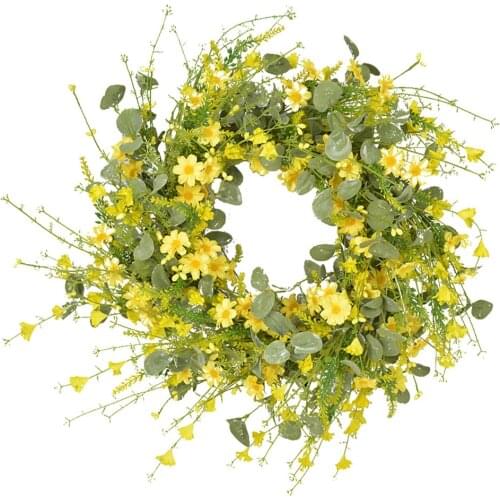 Wreath Silk Artificial Plants Background Wall Window Decorative Wedding Party Supplies Gifts Diy Christmas Home Decoration
