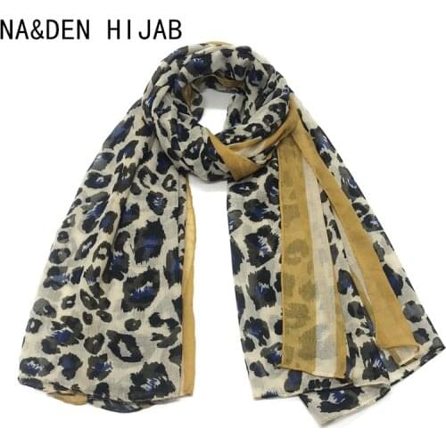 Leopard print viscose shawls echarpe Muslim hijab fashion scarves wraps foulard autumn classic femme 10pcs fast shipping