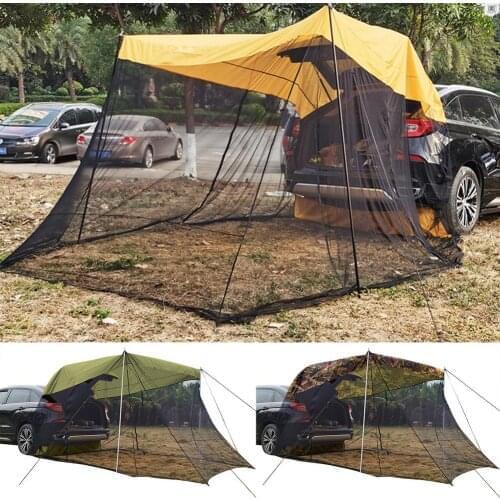 2021 Truck Tent Sun Shelter SUV Tent Auto Canopy Portable Camper Trailer Tent Rooftop Car Awning Outdoor Camping Rooftop Canopy